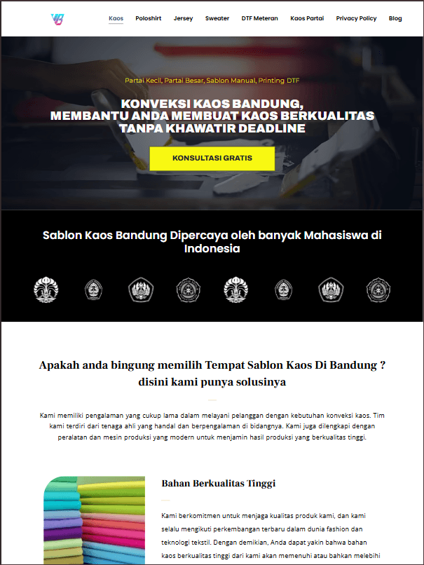 Jasa Pembuatan Website Bandung