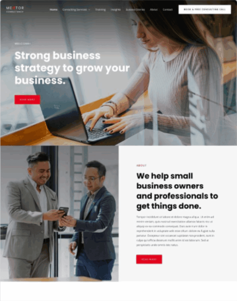 Katalog Desain Website 92 corporate 1