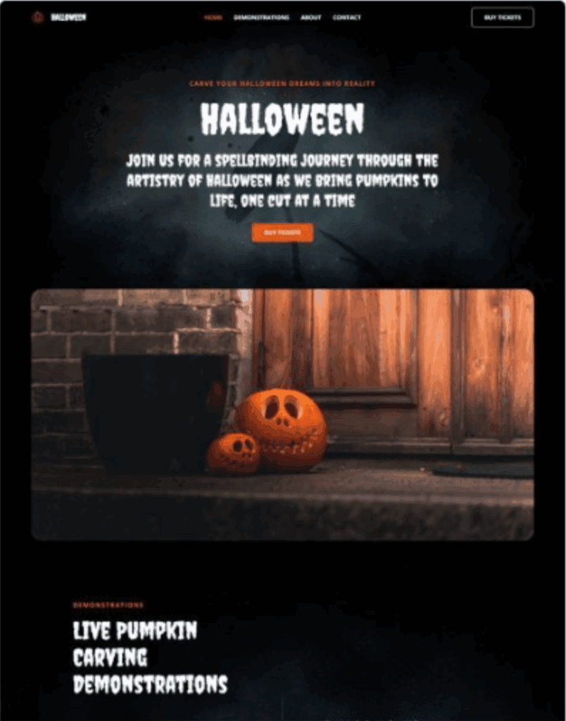 Katalog Desain Website 75 event 2