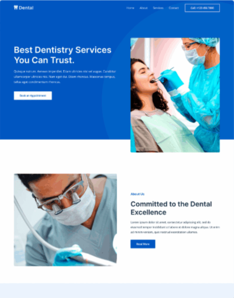 Katalog Desain Website 31 klinik 1