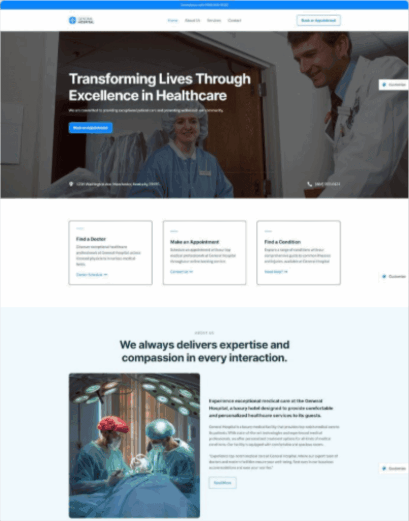 Katalog Desain Website 28 klinik 4