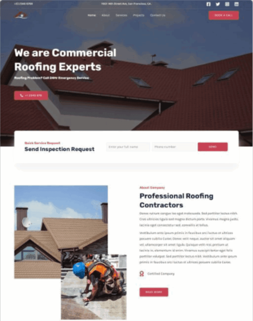 Katalog Desain Website 20 kontraktor 4