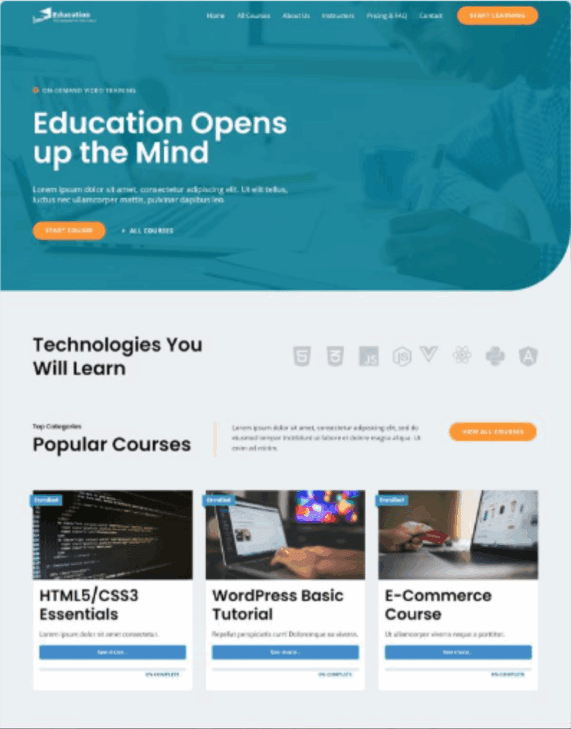 Katalog Desain Website 52 kursus 5