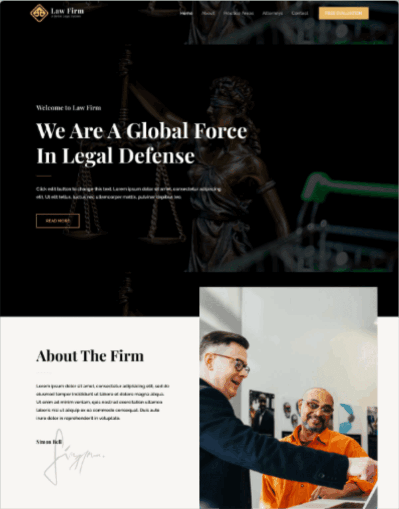 Katalog Desain Website 82 legal 3