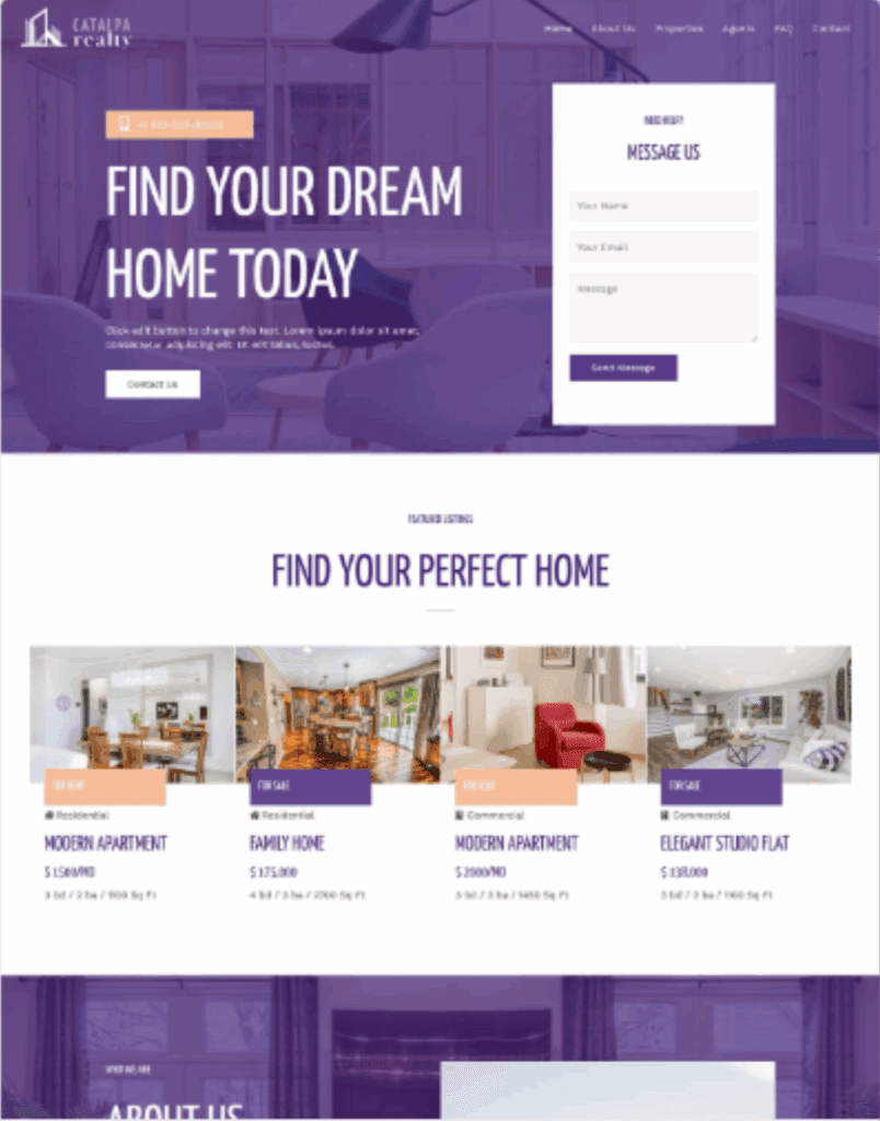 Katalog Desain Website 42 properti 7