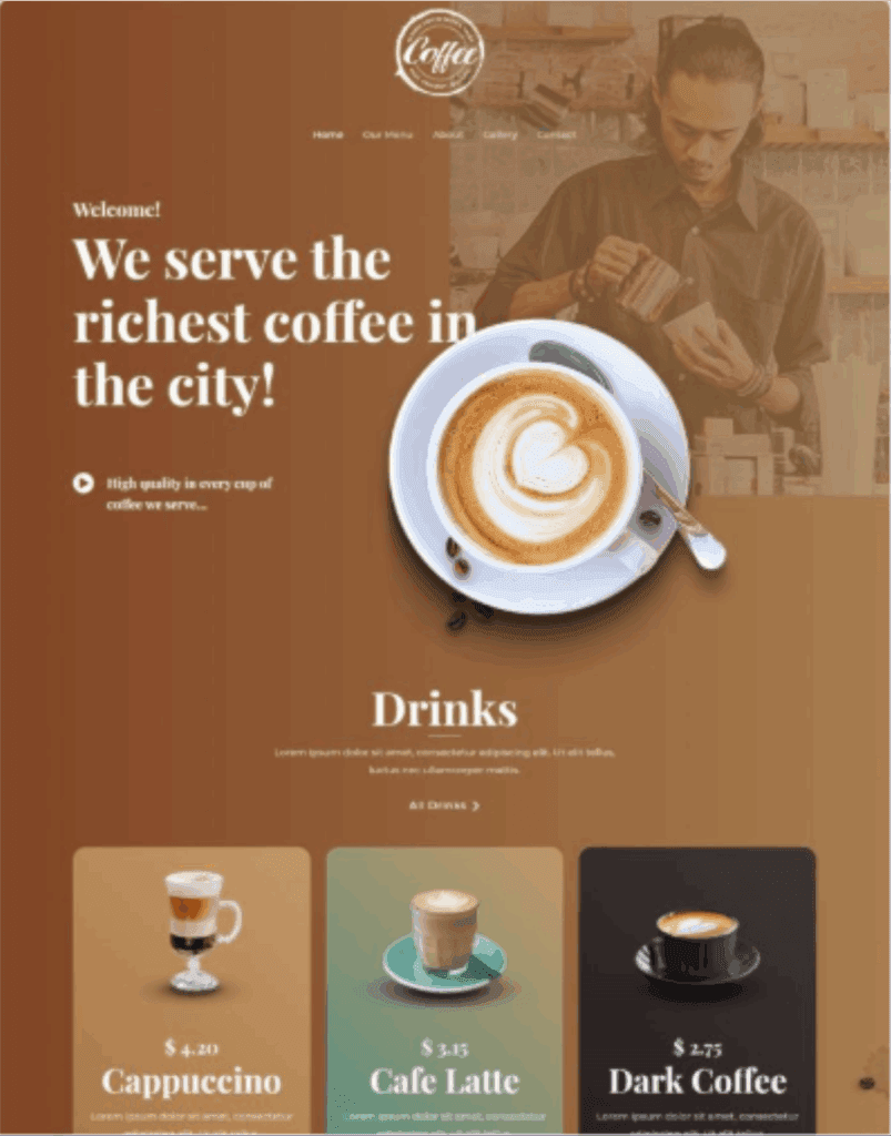 Katalog Desain Website 40 restoran 1