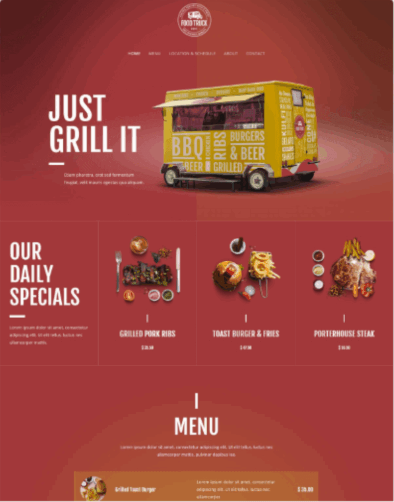 Katalog Desain Website 38 restoran 3