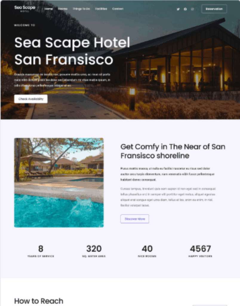 Katalog Desain Website 66 travel 3