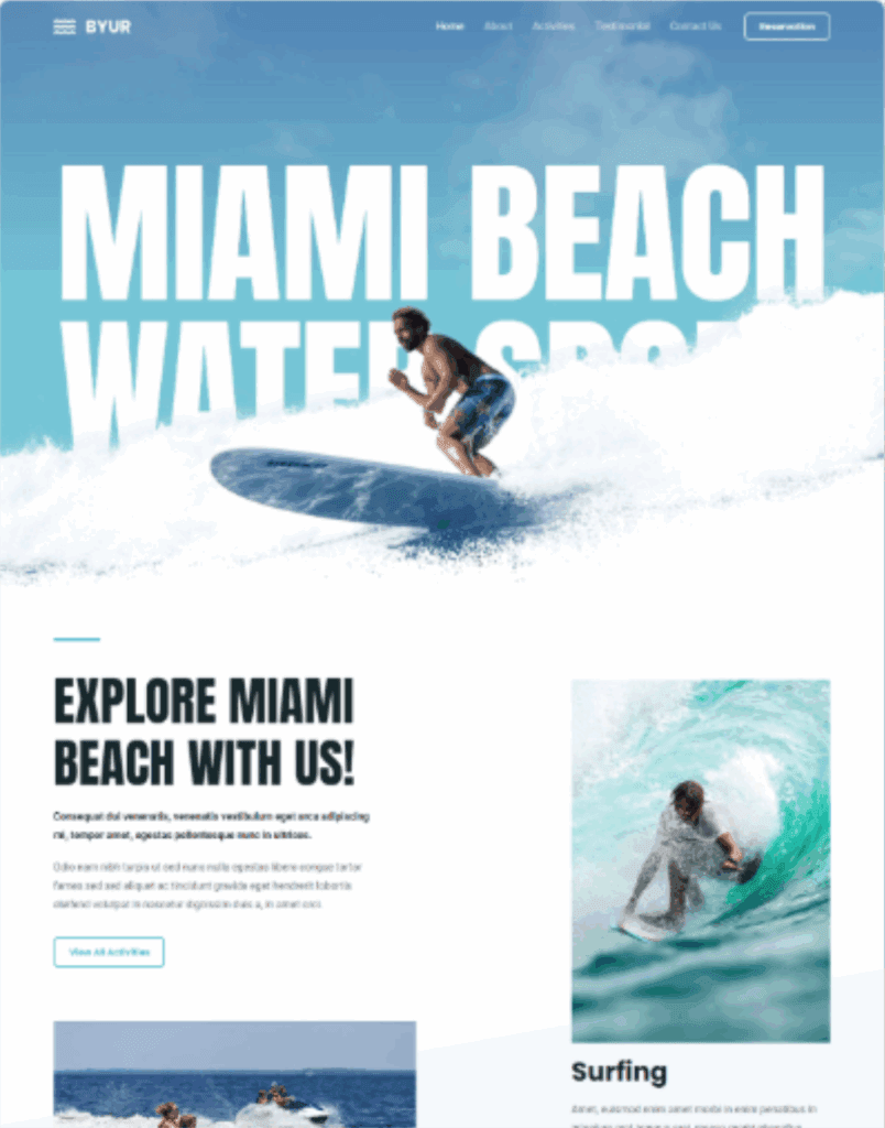 Katalog Desain Website 64 travel 5