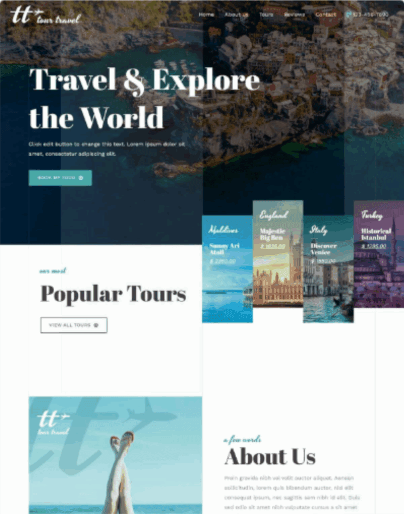 Katalog Desain Website 63 travel 6